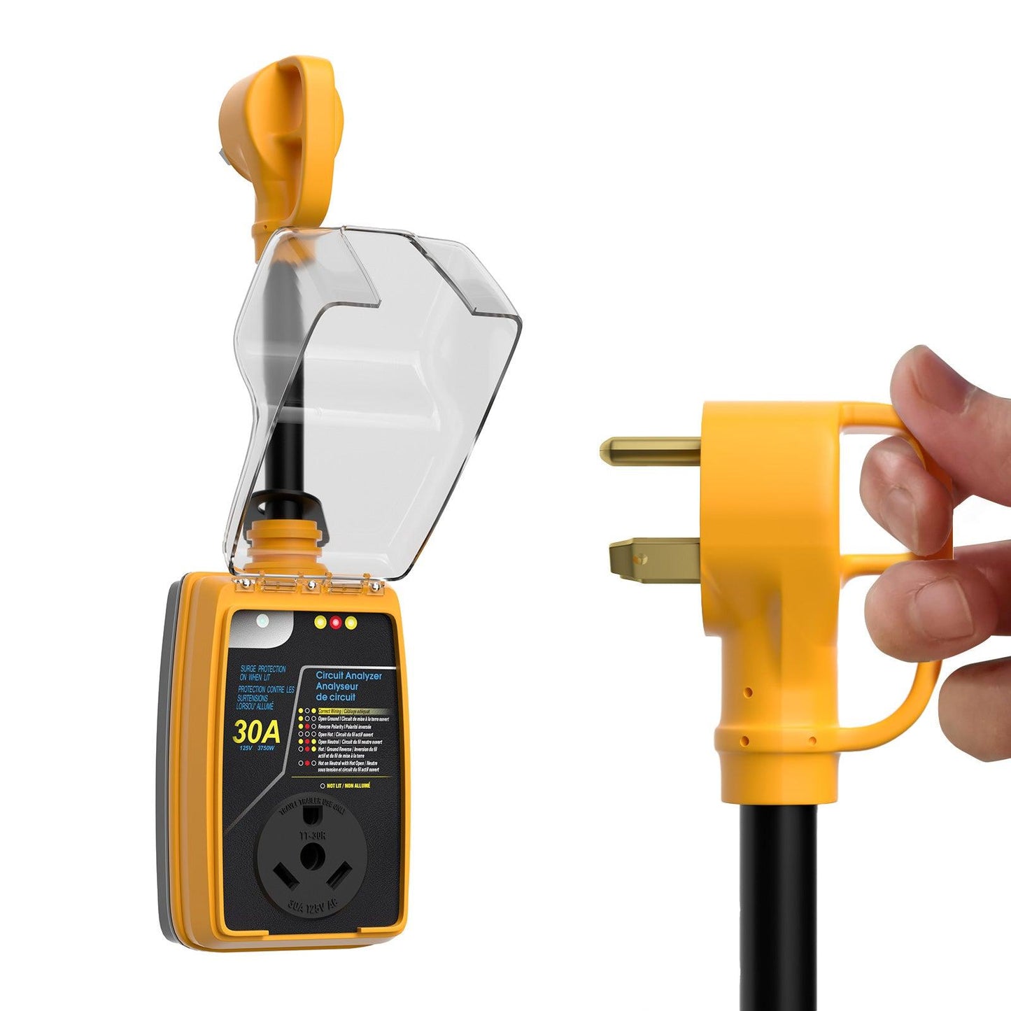 Marsflex Rv Surge Protector, 30amp - Marsflex