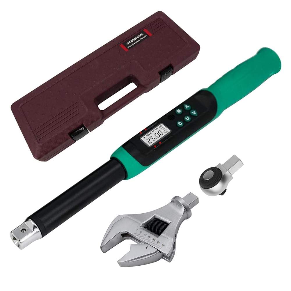 Adjustable Digital Torque Wrench 5-99.6ft.lbs/6.8-135N.m