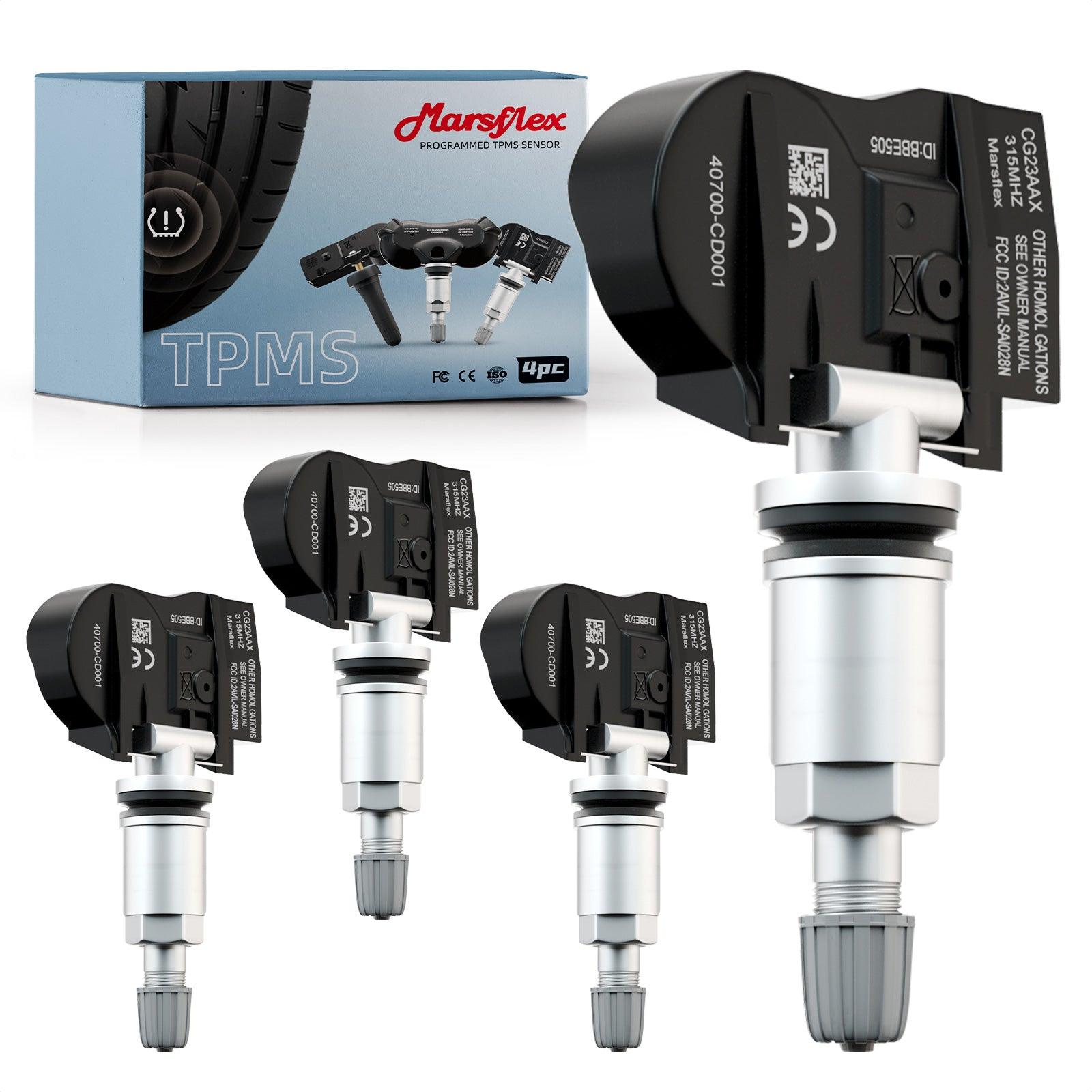 Marsflex TPMS Sensor 40700CD001, 40700JA01B, 40700CK001, 40700CK002 - Marsflex