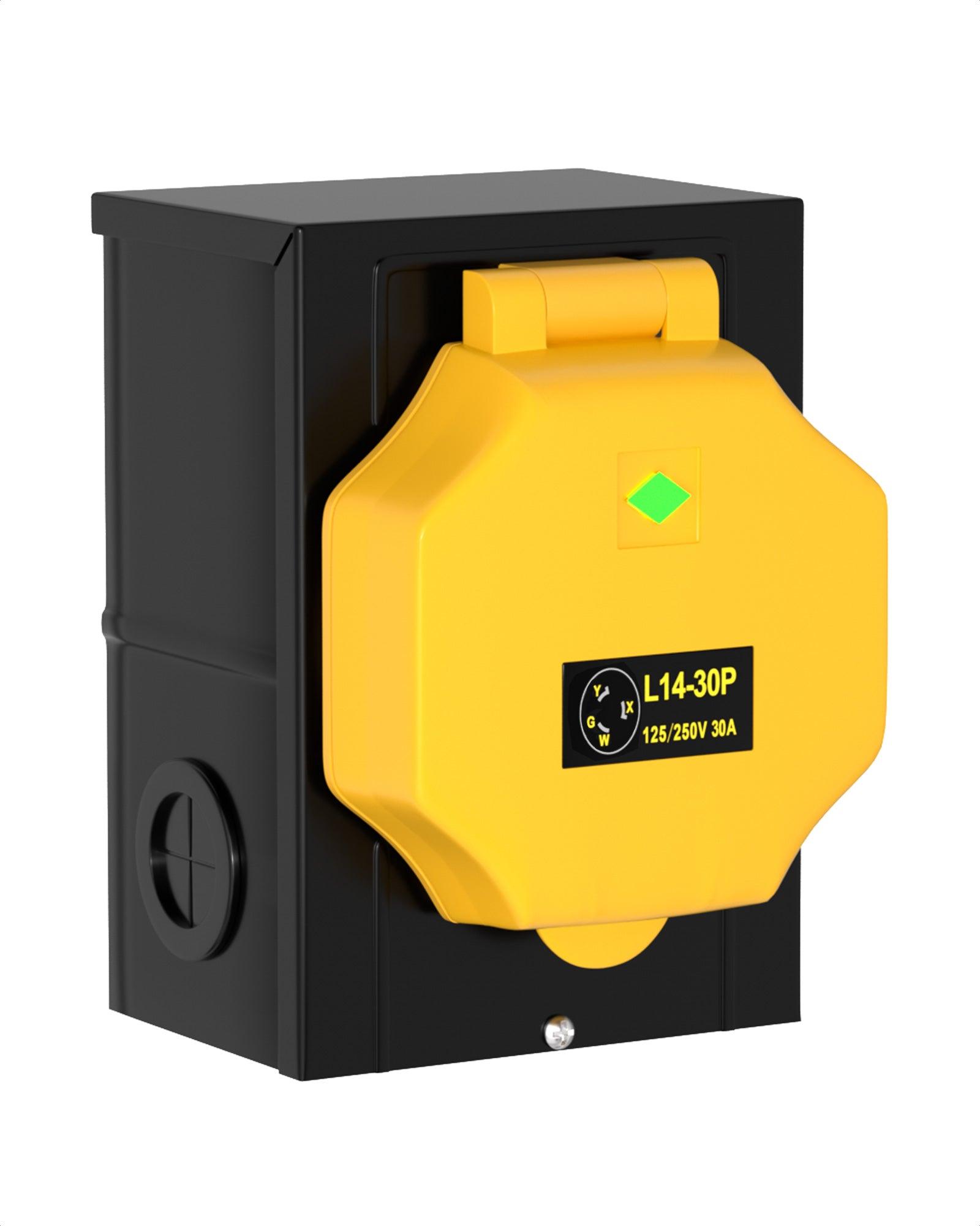 Marsflex 30 Amp Generator Power Inlet Box NEMA L14-30P