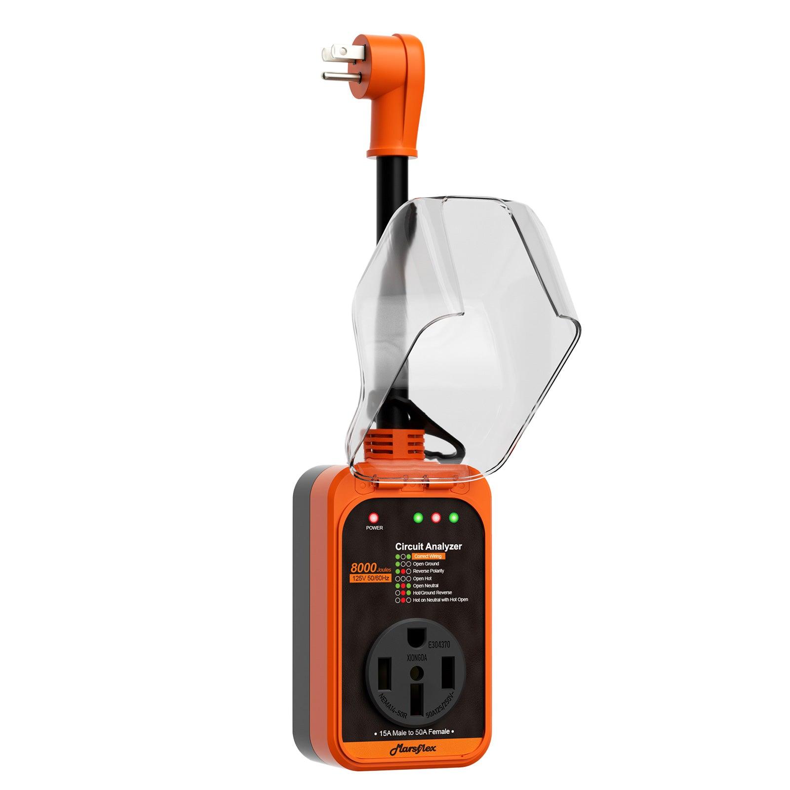 Marsflex Rv Surge Protector, 15 Amp to 50 Amp - Marsflex