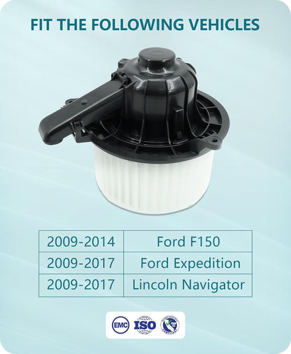 Marsflex Front Blower Motor for 2009-2014 Ford F150, 2009-2017 Expedition