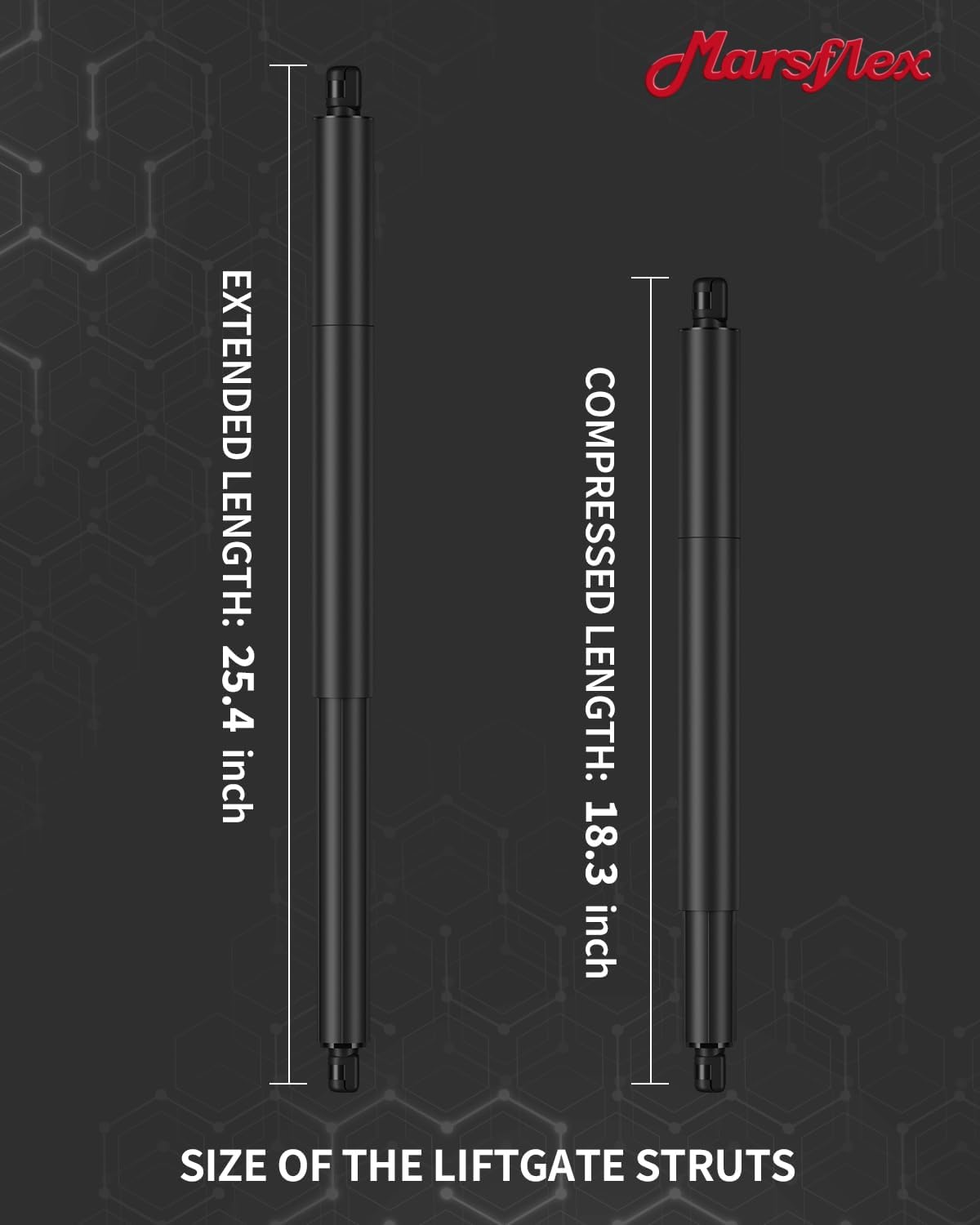 Marsflex Electric Liftgate Struts Fit for Ford Explorer Police 2016-2019