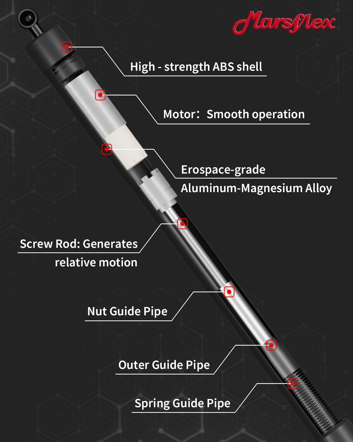 Marsflex Electric Liftgate Strut Fit for Jeep Grand WK2 Cherokee 2012-2021