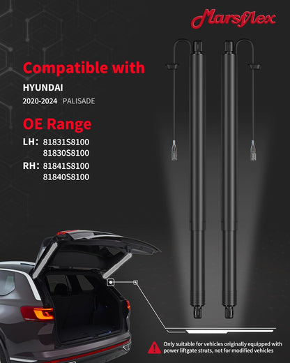 Marsflex Electric Liftgate Struts Fit for Hyundai Palisade 2020-2024, 1Pair