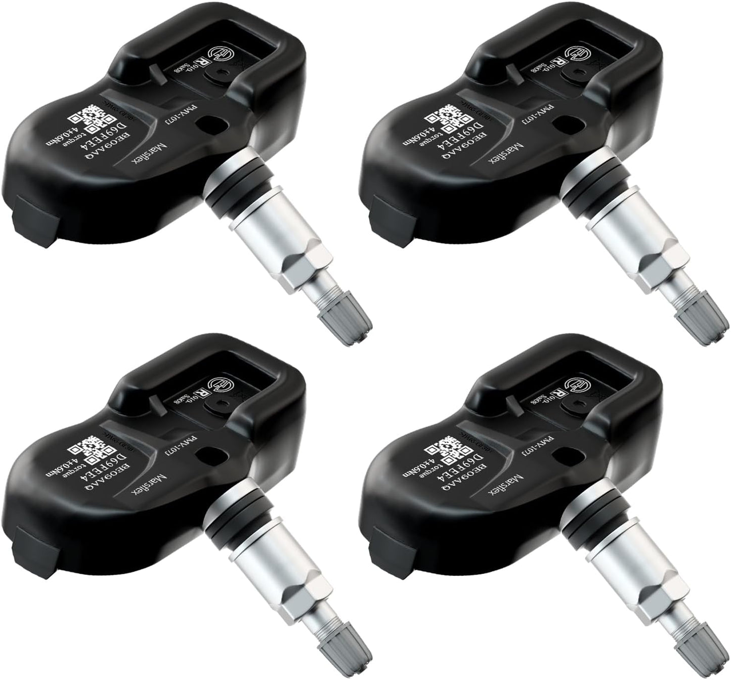 Marsflex TPMS Sensor 42607-33021 Compatible for Toyota Lexus Scion Pontiac, Tire Pressure Monitoring Sensors for Camry Prius Corolla rav4 Scion Yaris Replaces 42607-33011 PMV-107J 315MHz Set of 4