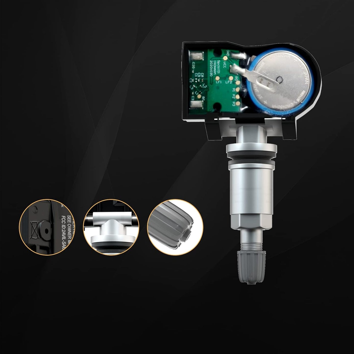 Marsflex TPMS Sensor Compatible for Nissan Infiniti Programmed Tire Pressure Monitoring System Replaces# 40700-1AA0B 40700-3AN0A, 40700-3AN0B, 40700-3AN0D, 40700-JA00C, 40700-JA01B, 40700-JA02B 315MHZ