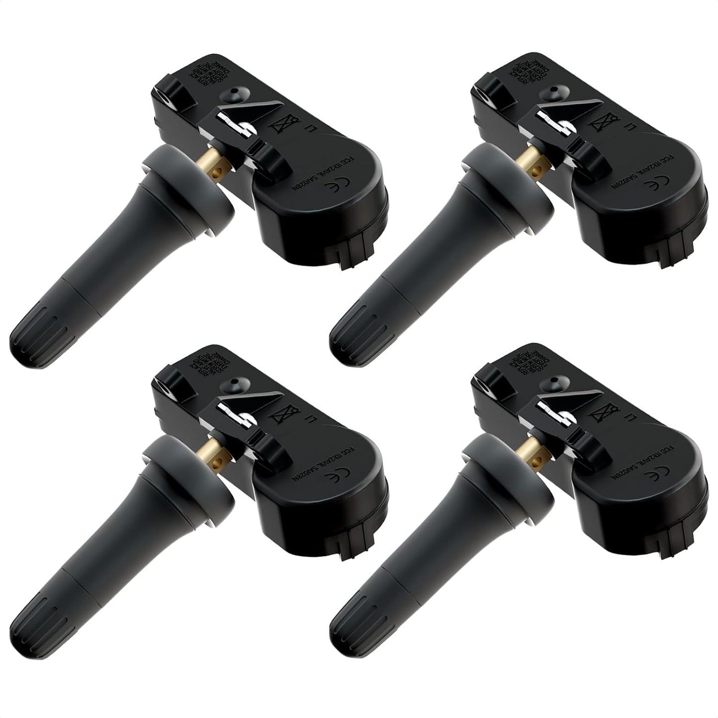 Marsflex Tire Pressure TPMS Sensor - Fit for Jeep Grand Cherokee Dodge Ram 1500 Chrysler Fiat, 433MHz Tire Pressure Monitoring System Set of 4, OE 56029398AA 56029398AB 68241067AA 68241067AB