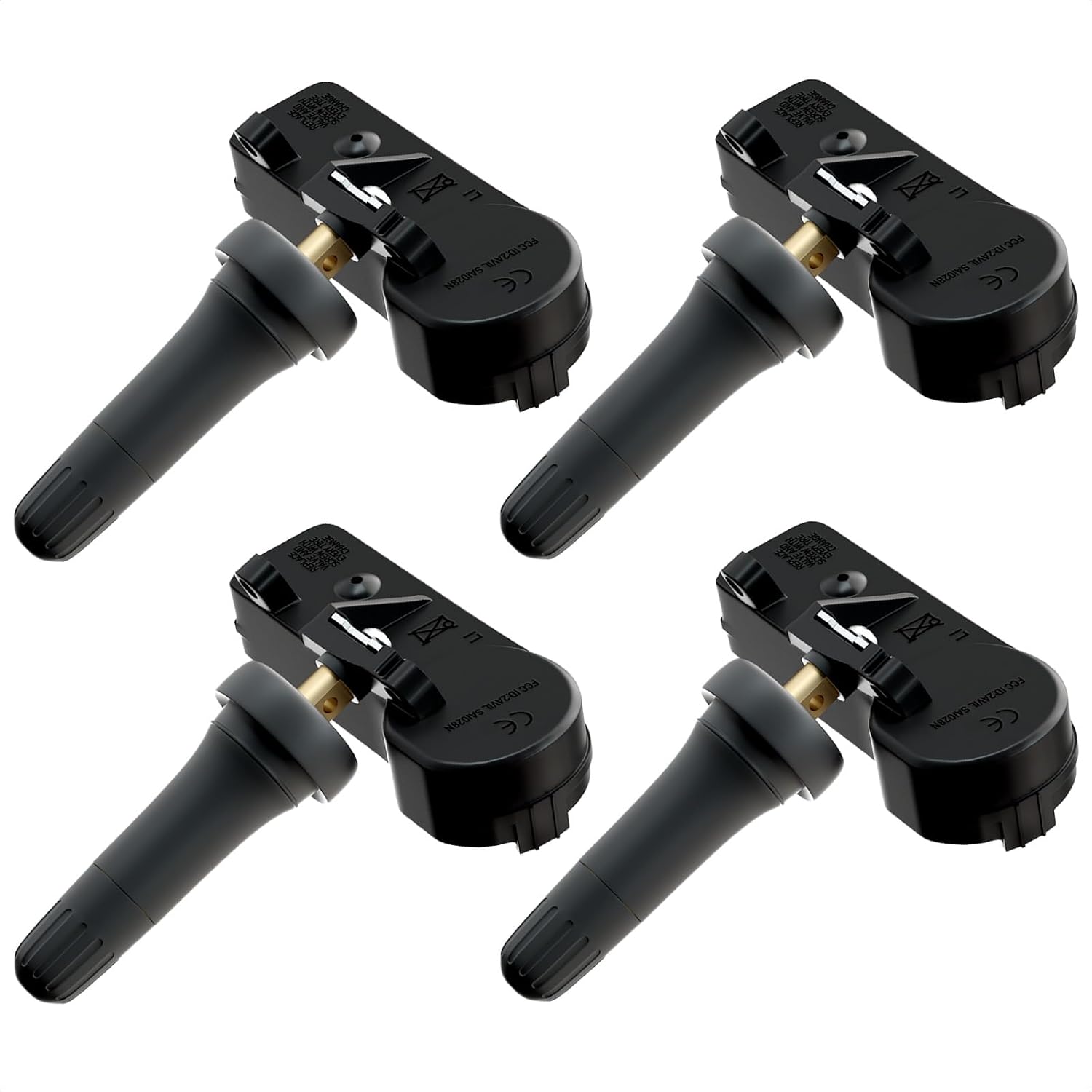 Marsflex Tire Pressure TPMS Sensor - Fit for Jeep Grand Cherokee Dodge Ram 1500 Chrysler Fiat, 433MHz Tire Pressure Monitoring System Set of 4, OE 56029398AA 56029398AB 68241067AA 68241067AB