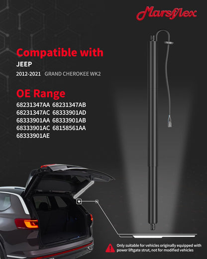 Marsflex Electric Liftgate Strut Fit for Jeep Grand WK2 Cherokee 2012-2021