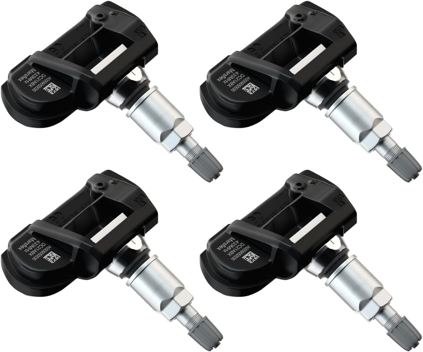 Marsflex TPMS Sensor Compatible for Mercedes Benz SMART AMG Freightliner Sprinter 433MHz 4pcs, Programmed Tire Pressure Monitoring System Replaces# A0009050030 9050030 A0009057200 9057200