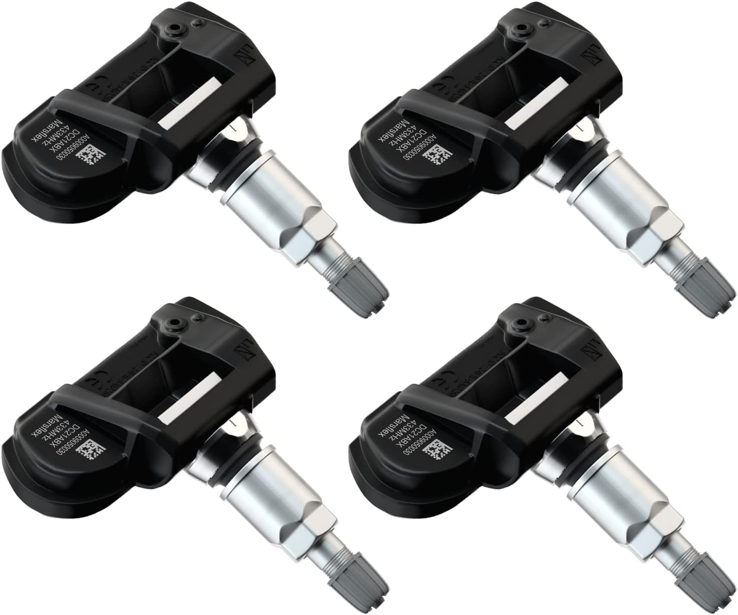 Marsflex TPMS Sensor Compatible for Mercedes Benz SMART AMG Freightliner Sprinter 433MHz 4pcs, Programmed Tire Pressure Monitoring System Replaces# A0009050030 9050030 A0009057200 9057200