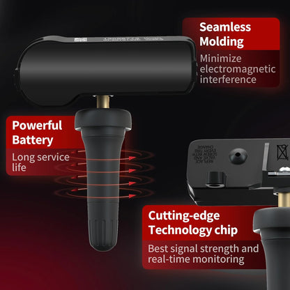 Marsflex TPMS Sensor 4PCS Compatible for Ford F150 Mazda Lincoln Mercury Explorer Mustang Expedition Edge Escape Fusion, Tire Pressure Monitoring Sensor Replaces# 6F2Z-1A189-A, 7L1Z-1A189-A 315MHZ