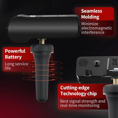 Marsflex Tire Pressure TPMS Sensor - Fit for Jeep Grand Cherokee Dodge Ram 1500 Chrysler Fiat, 433MHz Tire Pressure Monitoring System Set of 4, OE 56029398AA 56029398AB 68241067AA 68241067AB